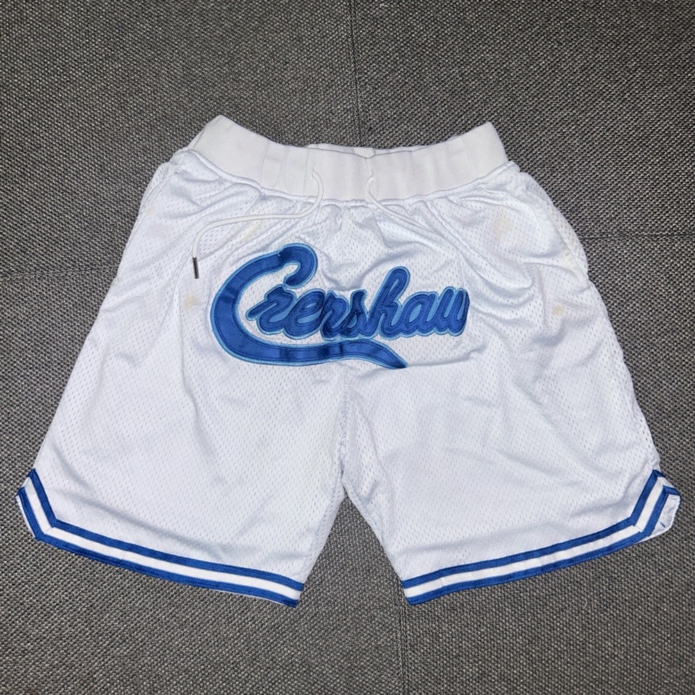 Lebron James Crenshaw Nipsey Hustle Basketball Shorts